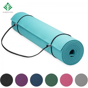Mata Yoga préimhe le sling iompróra mata yoga, teal, 72 incl x 24 inchw x 1n4 orlach tiubh